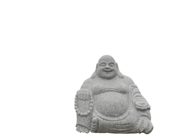 Happy Buddha sitzend