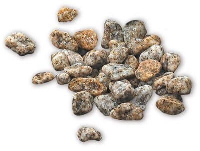 Granit Splitt grau-gelblich